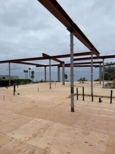 floor sheathing and structural steel